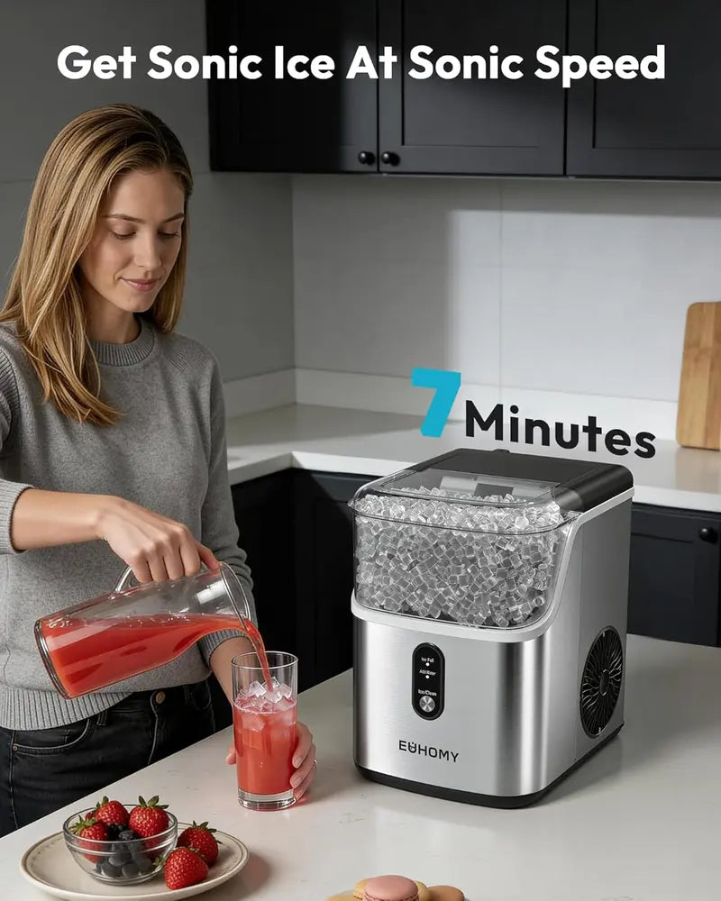 35LB Nugget Ice Maker – Soft Chewable Ice Anytime