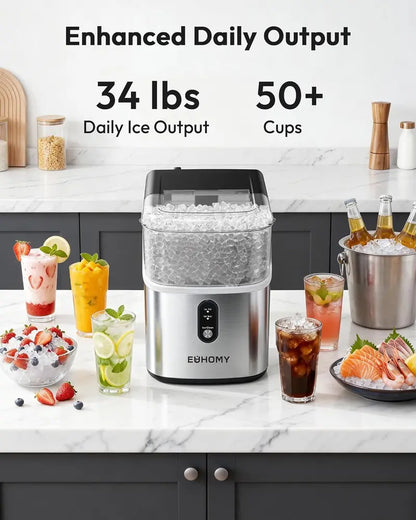 35LB Nugget Ice Maker – Soft Chewable Ice Anytime