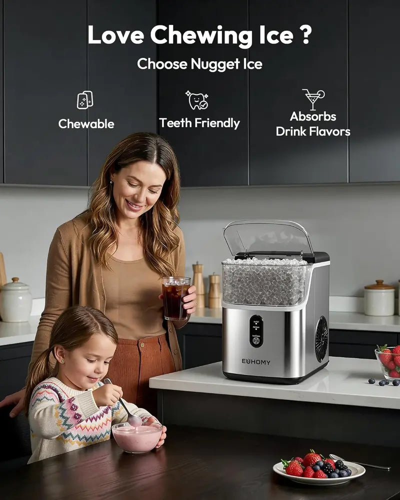 35LB Nugget Ice Maker – Soft Chewable Ice Anytime
